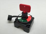 MARINE BOAT MINI BATTERY SWITCH REMOVABLE POM KEY RED GREEN LABE